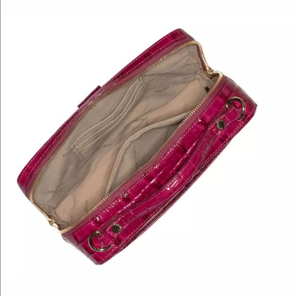 Sold NWT $265 Brahmin Evie Fuchsia La Scala Pink - Picture 7 of 8